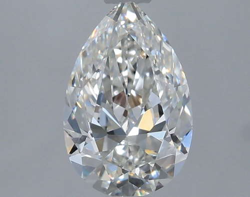 0.66 carat G-IF Natūralus Pear Deimantas (1)