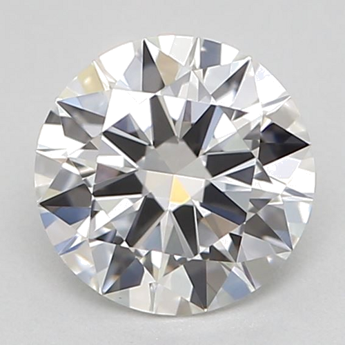 0.52 carat F-VVS1 Excellent cut Natūralus Round Deimantas (1)