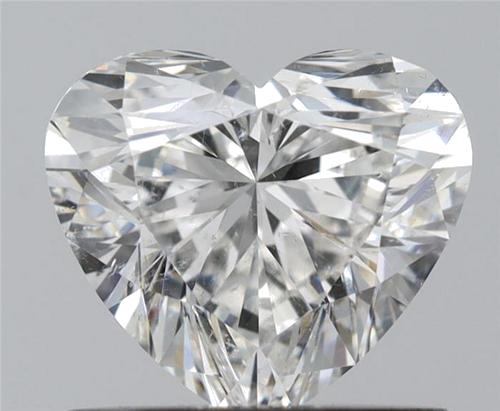 0.7 carat H-SI2 Natūralus Heart Deimantas (1)