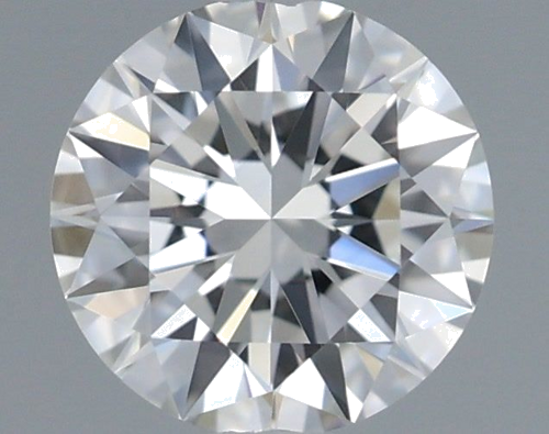 0.45 carat F-VVS1 Excellent cut Natūralus Round Deimantas (1)