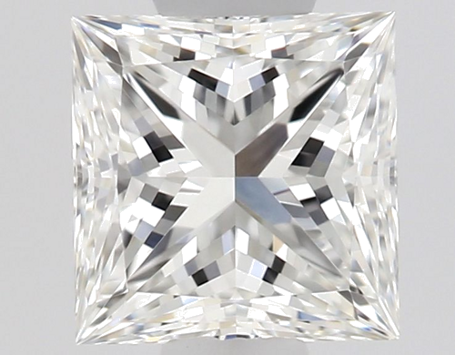 0.52 carat F-VS1 Natūralus Princess Deimantas (1)