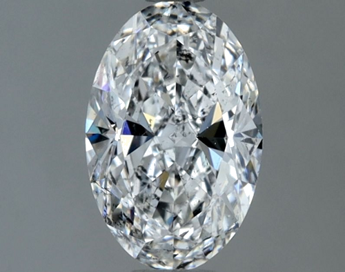 1.03 carat F-SI2 Natūralus Oval Deimantas (1)