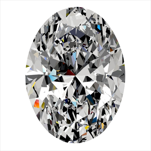 0.41 carat G-VS2 Natūralus Oval Deimantas (1)