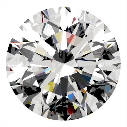 0.4 carat E-VS1 Excellent cut Natūralus Round Deimantas (1)