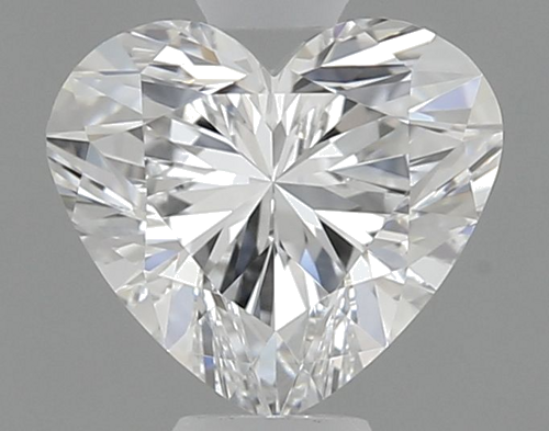 0.62 carat E-VVS1 Natūralus Heart Deimantas (1)
