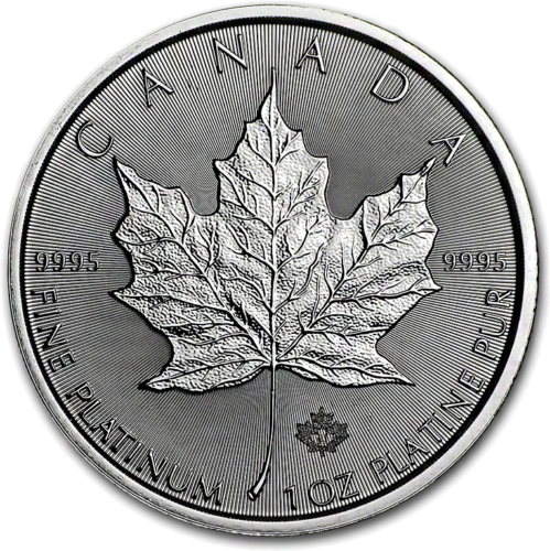 1 oz Klevo lapas 2022 Kanada Platininė moneta (1)