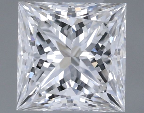 0.32 carat D-VS2 Natūralus Princess Deimantas (1)