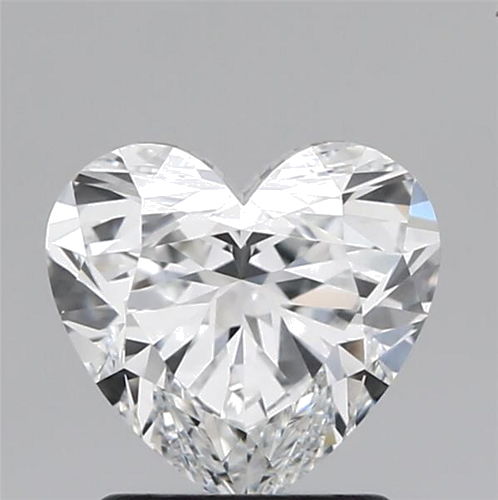 1.55 carat D-VVS2 Natūralus Heart Deimantas (1)
