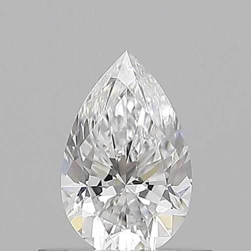 0.51 carat D-VVS1 Natūralus Pear Deimantas (1)