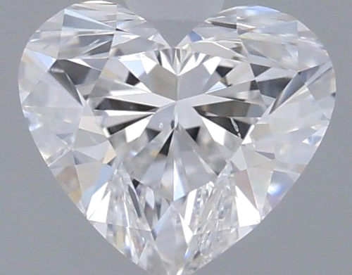 0.54 carat D-VS2 Natūralus Heart Deimantas (1)