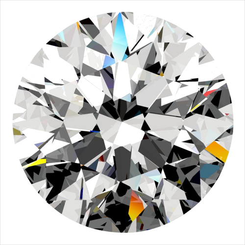 0.3 carat I-VVS1 GD cut Natūralus Round Deimantas (1)