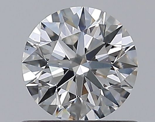 0.63 carat F-SI1 Excellent cut Natūralus Round Deimantas (1)