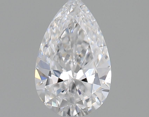0.4 carat D-VVS2 Natūralus Pear Deimantas (1)