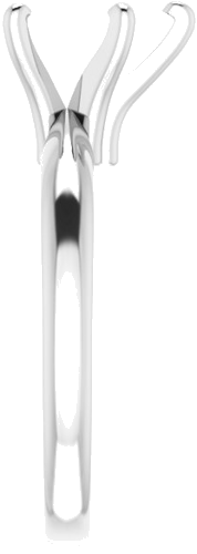 Sužadėtuvių Žiedas „Solitaire“ 585 Baltojo Aukso Pear Shape 8.5mm x 5.5mm (4)