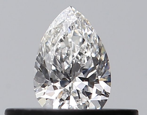 0.24 carat F-VVS2 Natūralus Pear Deimantas (1)