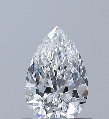 0.52 carat D-VVS1 Natūralus Pear Deimantas (1)