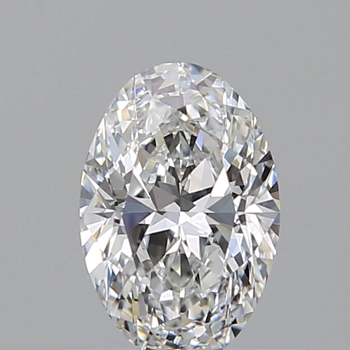 0.5 carat F-VVS1 Natūralus Oval Deimantas (1)