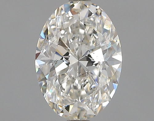 0.82 carat H-SI2 Natūralus Oval Deimantas (1)