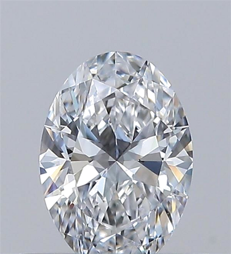 0.39 carat D-VVS2 Natūralus Oval Deimantas (1)