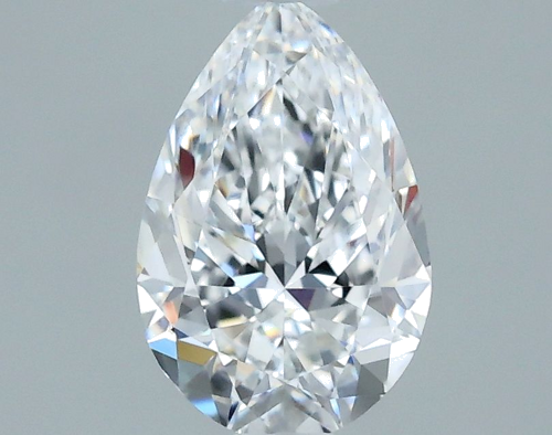 0.5 carat D-VVS2 Natūralus Pear Deimantas (1)