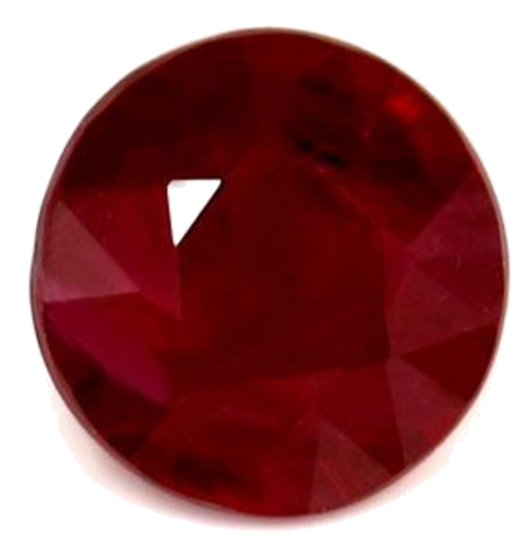 0.52 carat RED Round Rubinas (1)