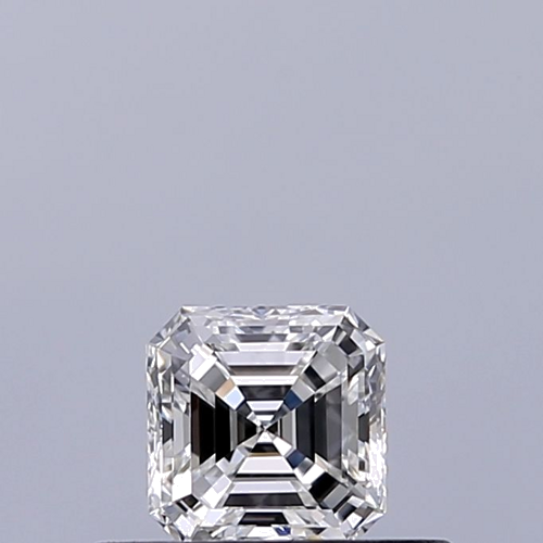 0.32 carat F-VVS1 Natūralus Asscher Deimantas (1)