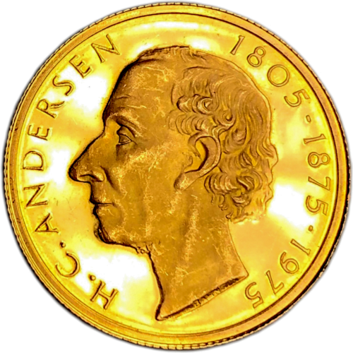 H. C. Andersen auksinis atminimo medalis 1975 Danija (1)