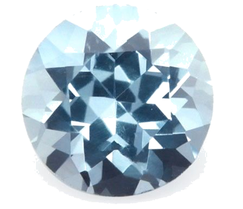 0.52 carat BLUE Round Aquamarine (1)
