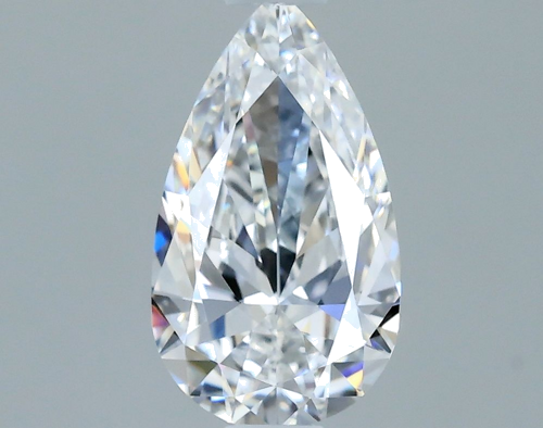 0.5 carat D-VVS2 Natūralus Pear Deimantas (1)