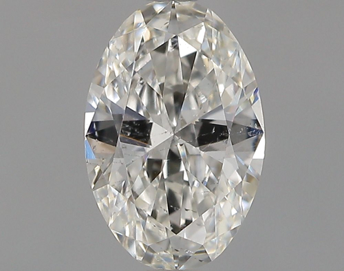 0.7 carat H-SI1 Natūralus Oval Deimantas (1)