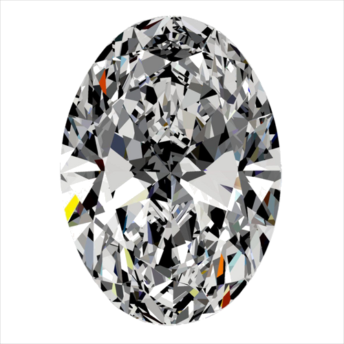 0.33 carat F-VVS2 Natūralus Oval Deimantas (1)