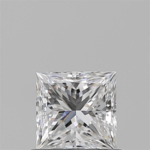 0.66 carat D-VS1 Natūralus Princess Deimantas (1)