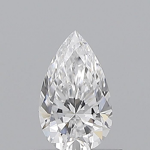 0.5 carat D-VVS2 Natūralus Pear Deimantas (1)