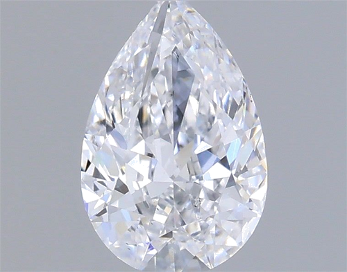 0.52 carat D-SI1 Natūralus Pear Deimantas (1)