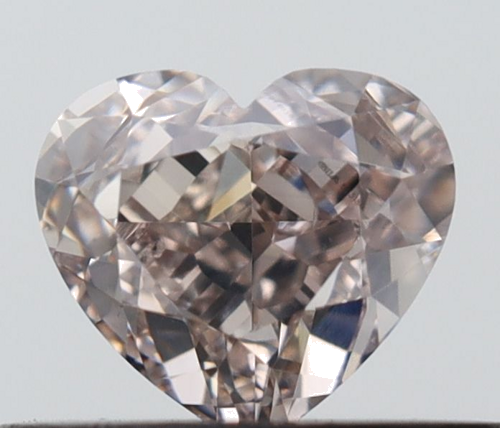 0.5 carat Fancy Brown-VS2 Natūralus Heart Deimantas (1)
