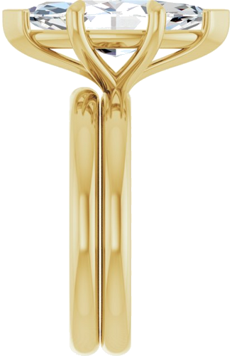Sužadėtuvių Žiedas „Claw-Prong Solitaire“ 14k yellow gold Marquise 16mm x 8mm (9)