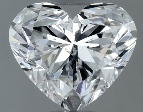 1.31 carat G-SI2 Natūralus Heart Deimantas (1)