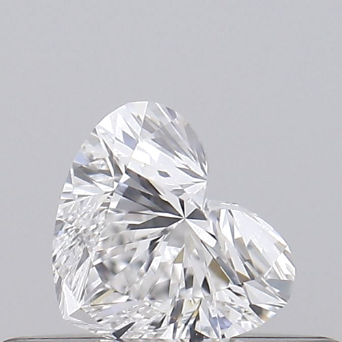 0.23 carat E-VVS1 Natūralus Heart Deimantas (1)