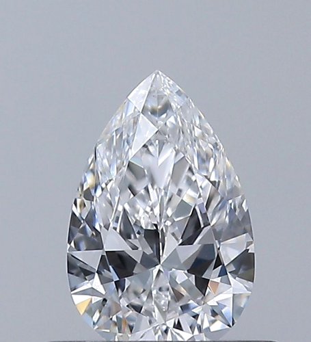 0.41 carat D-VVS2 Natūralus Pear Deimantas (1)