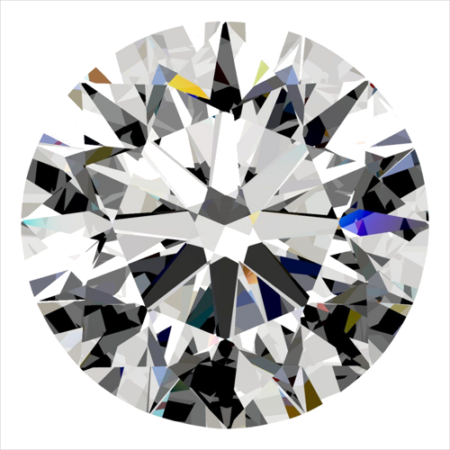 0.3 carat G-VVS1 Excellent cut Natūralus Round Deimantas (1)