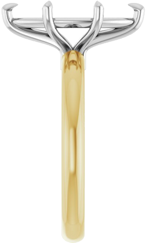 Sužadėtuvių Žiedas „Claw-Prong Euro Shank“ 14k yellow/white gold Marquise 14mm x 7mm (4)