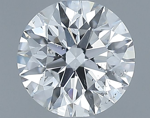 0.6 carat E-SI2 Very Good cut Natūralus Round Deimantas (1)