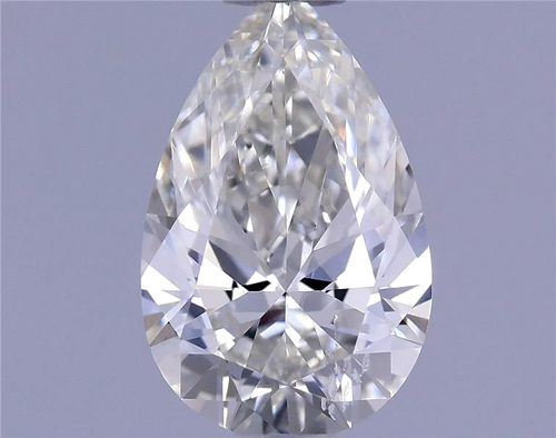 0.61 carat I-SI2 Natūralus Pear Deimantas (1)