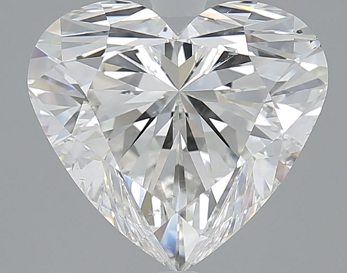 4.03 carat I-SI1 Natūralus Heart Deimantas (1)