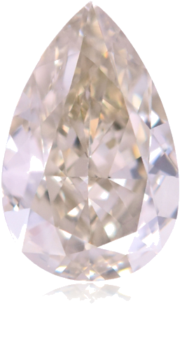 1.62 carat Fancy Gray Greenish Yellow-VS1 Natūralus Pear Deimantas (1)