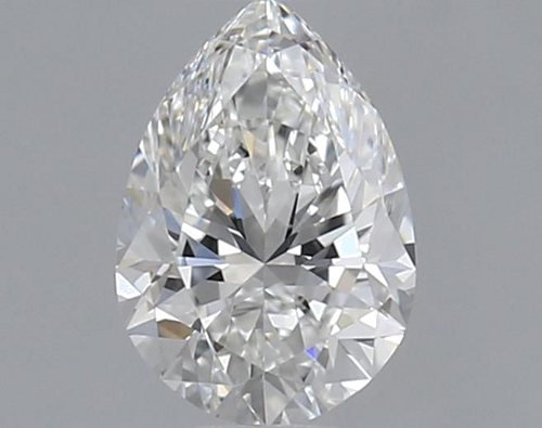 0.7 carat G-VS1 Natūralus Pear Deimantas (1)