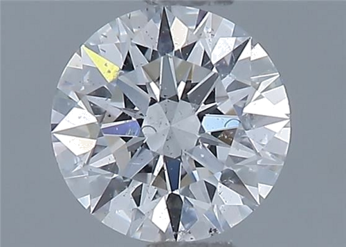 0.58 carat E-SI2 Excellent cut Natūralus Round Deimantas (1)