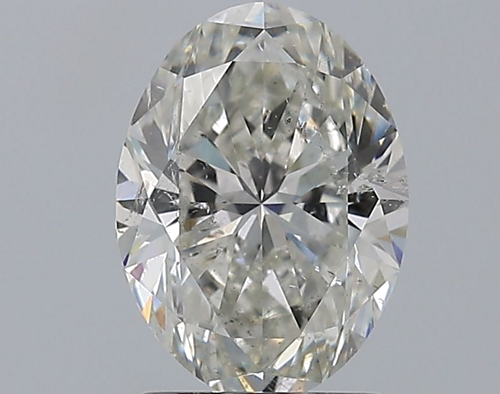 1.81 carat H-SI2 Natūralus Oval Deimantas (1)