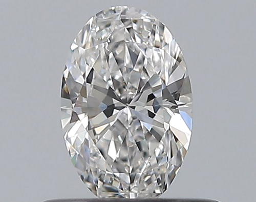 0.4 carat D-VVS2 Natūralus Oval Deimantas (1)