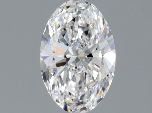0.5 carat D-VVS2 Natūralus Oval Deimantas (1)
